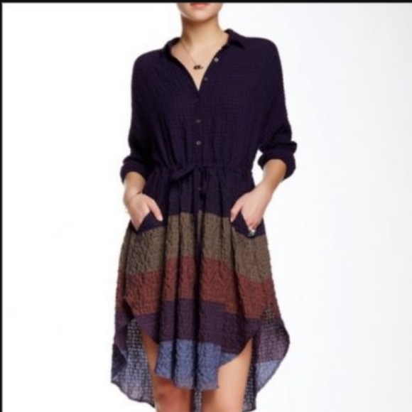 Free People Ray of Light Button Down Dress - Picture 3 of 7